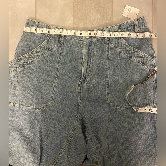 NWT We The Free Midnight Voyage Harem Jeans in Journey Blue Size XL - Picture 6 of 10